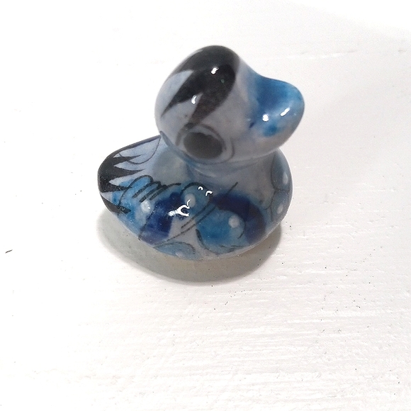 Vintage Art Miniature Hand Painted Mexican Tonala Duck - Picture 1 of 3